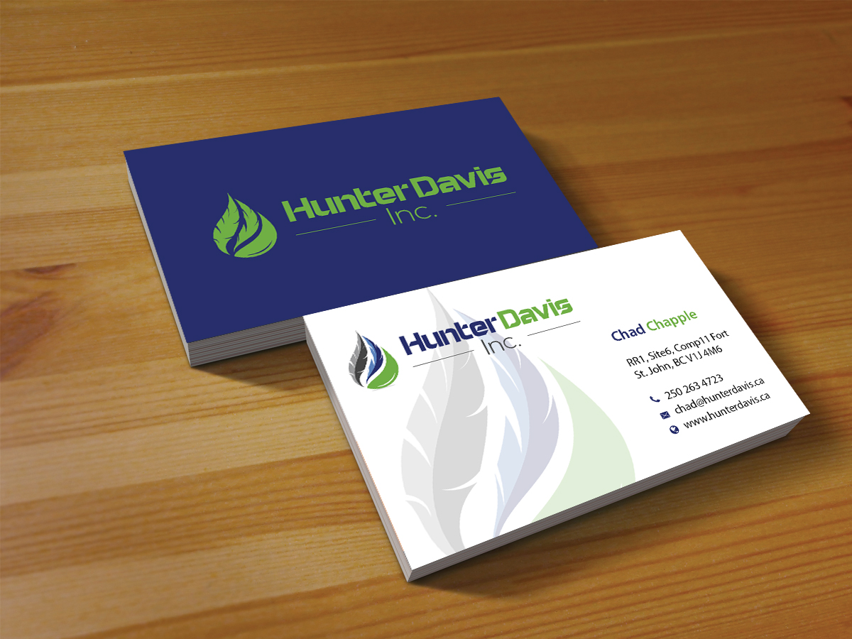 Business Card Design by Creations Box 2015 for HunterDavis Inc | Design #10367837