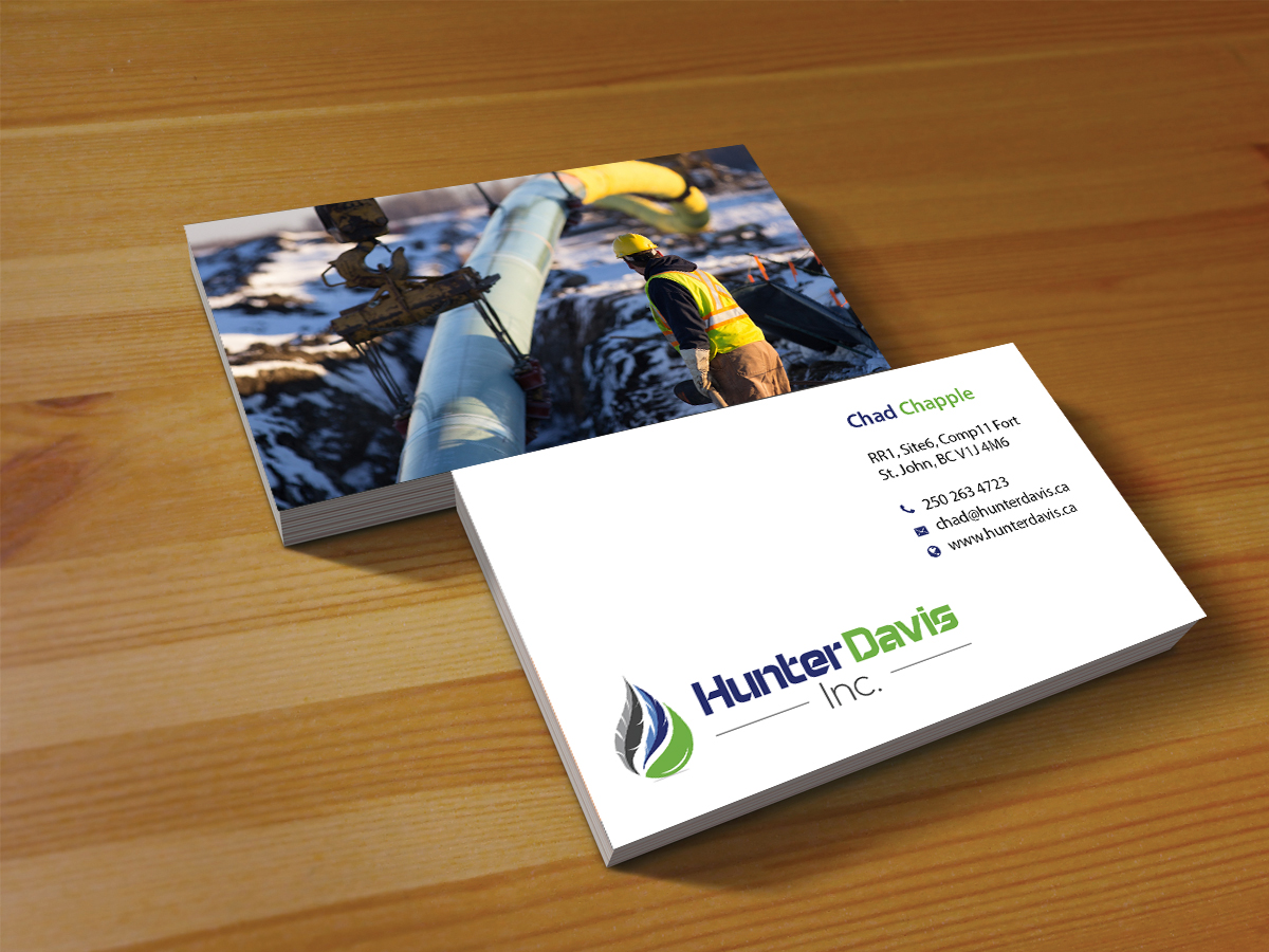 Business Card Design by Creations Box 2015 for HunterDavis Inc | Design #10367838