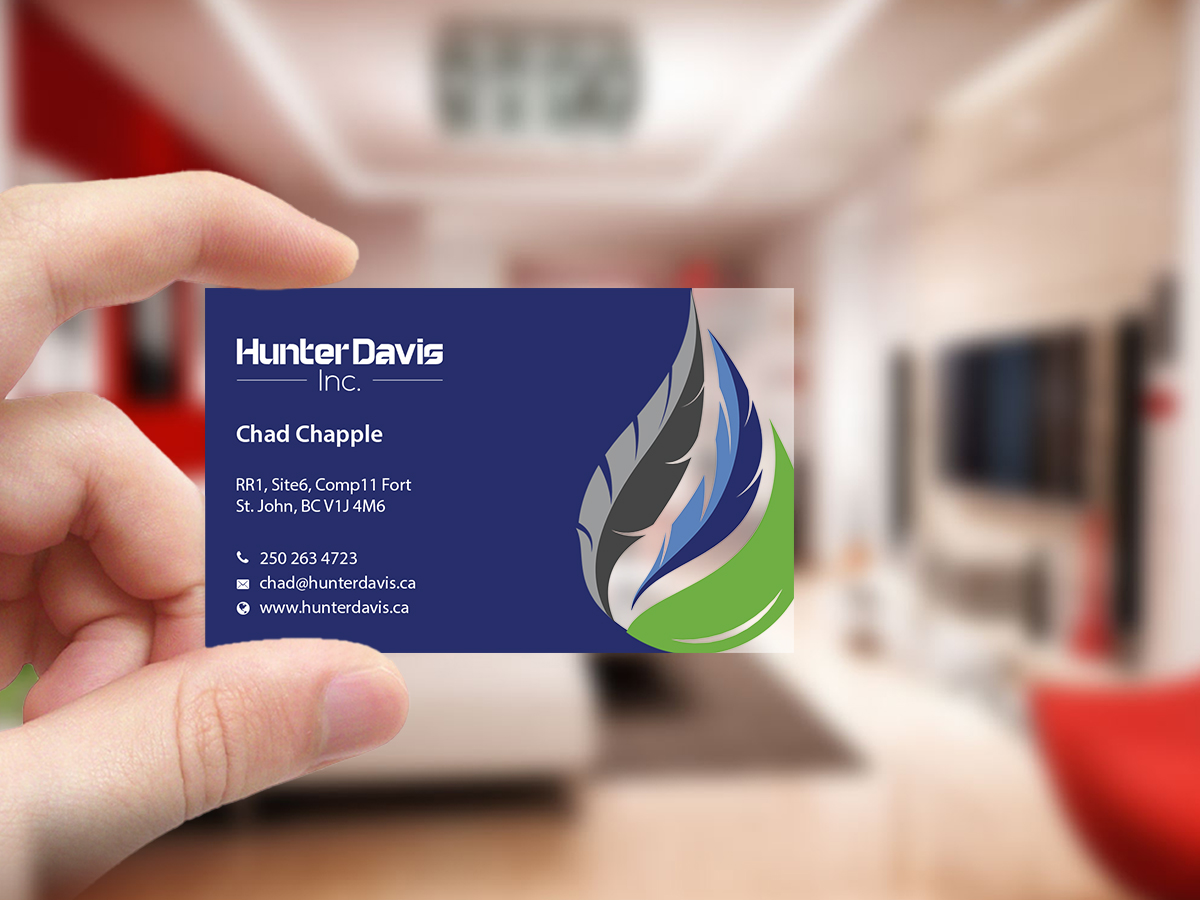 Business Card Design by Creations Box 2015 for HunterDavis Inc | Design #10367839