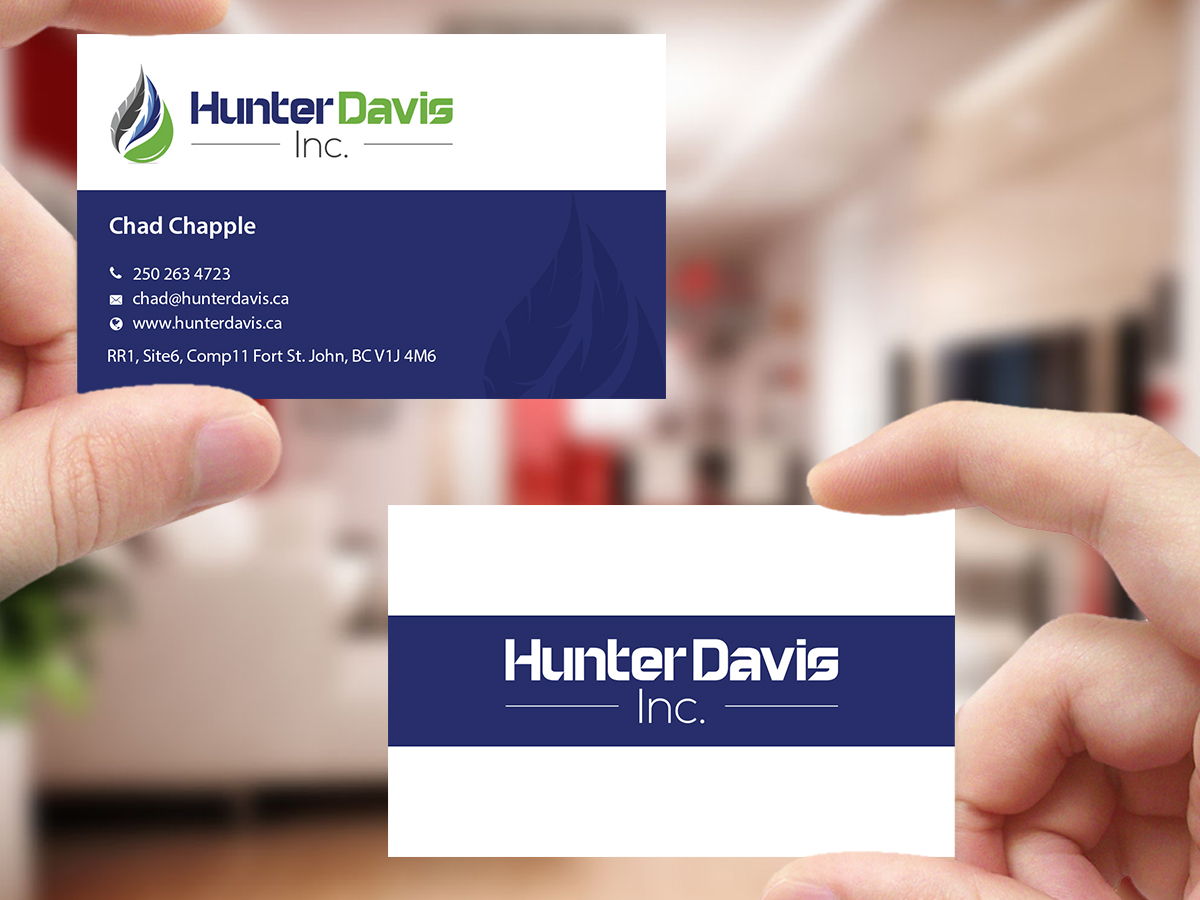 Business Card Design by Creations Box 2015 for HunterDavis Inc | Design #10367841