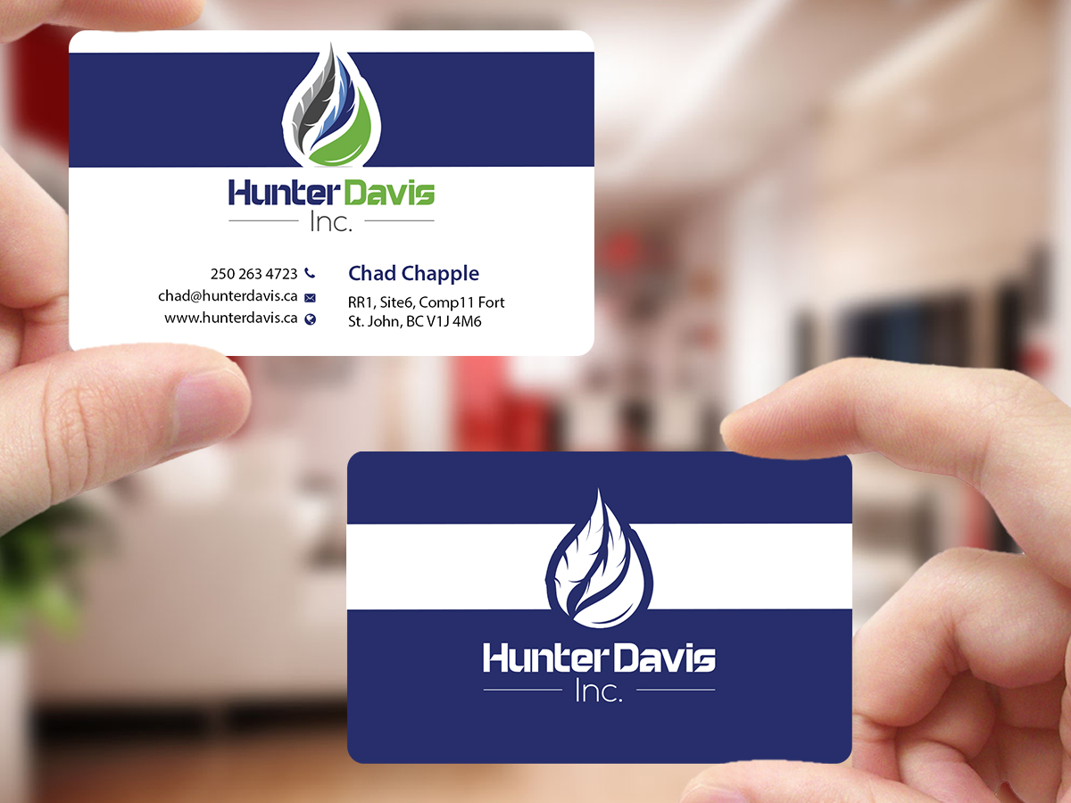 Business Card Design by Creations Box 2015 for HunterDavis Inc | Design #10367842