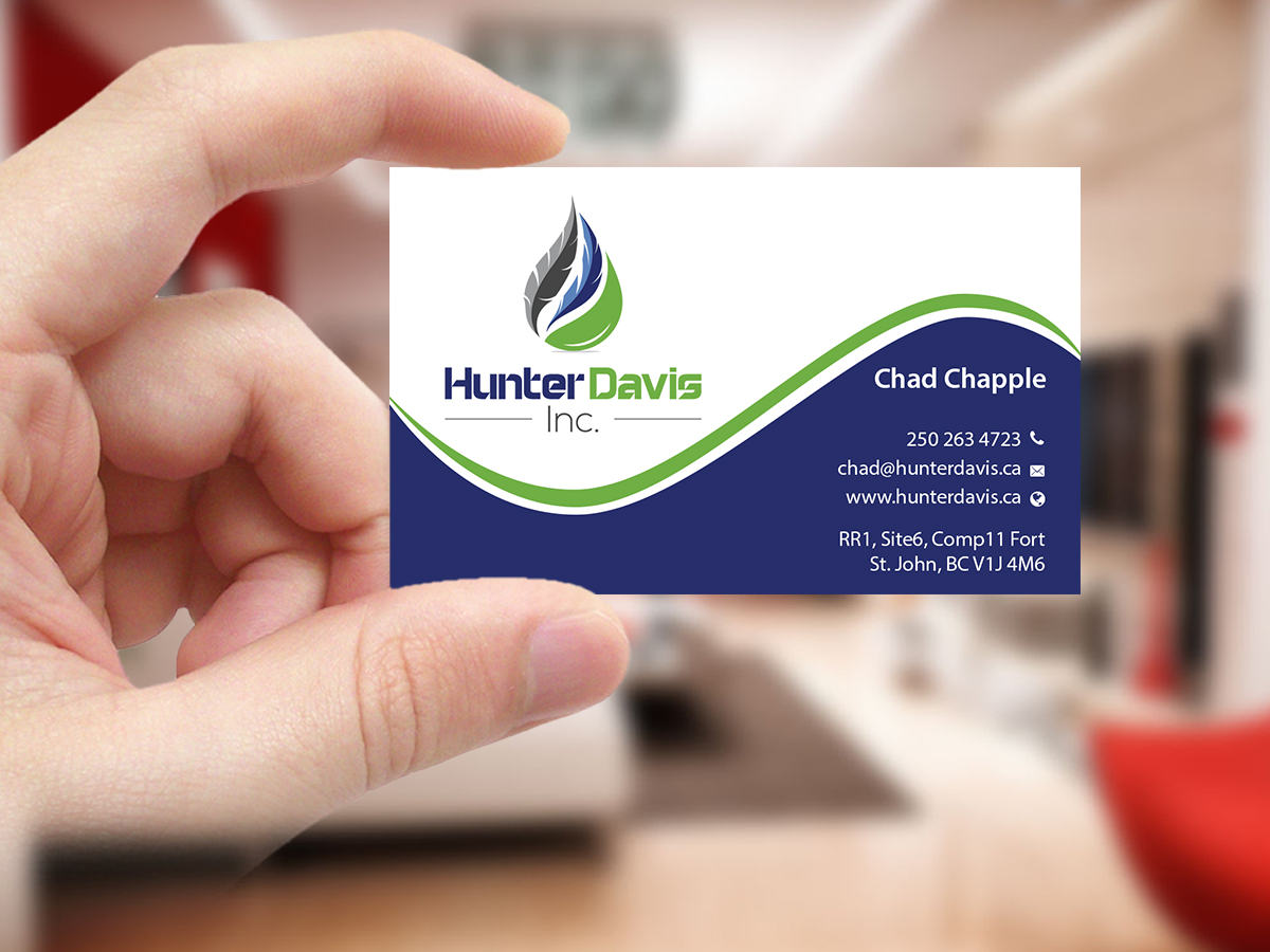 Business Card Design by Creations Box 2015 for HunterDavis Inc | Design #10367843