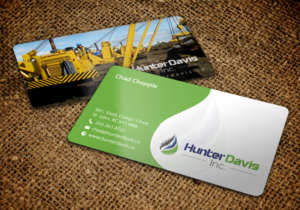 Business Card Design by chandrayaan.creative for HunterDavis Inc | Design: #10366472