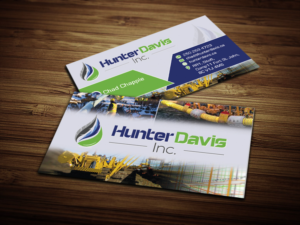 Business Card Design by gayathrik2244 for HunterDavis Inc | Design #10363575