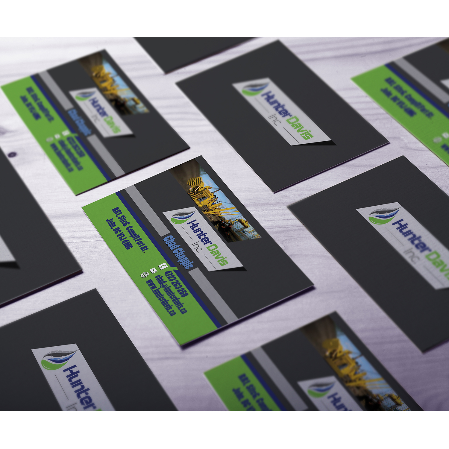 Business Card Design by Creative Designer for HunterDavis Inc | Design #10361722