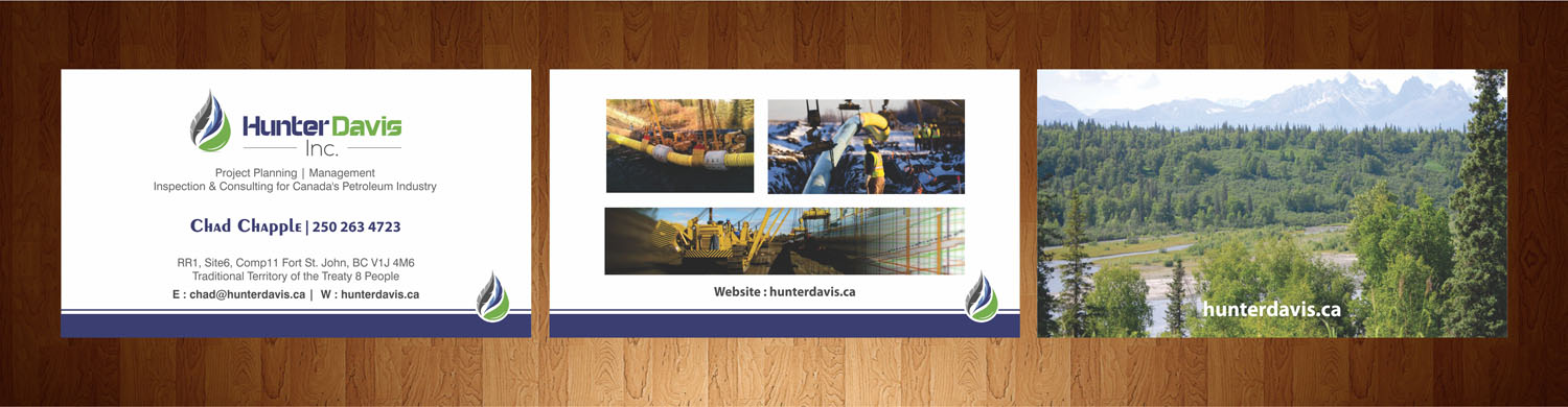 Business Card Design by kiyos creativities for HunterDavis Inc | Design #10378523