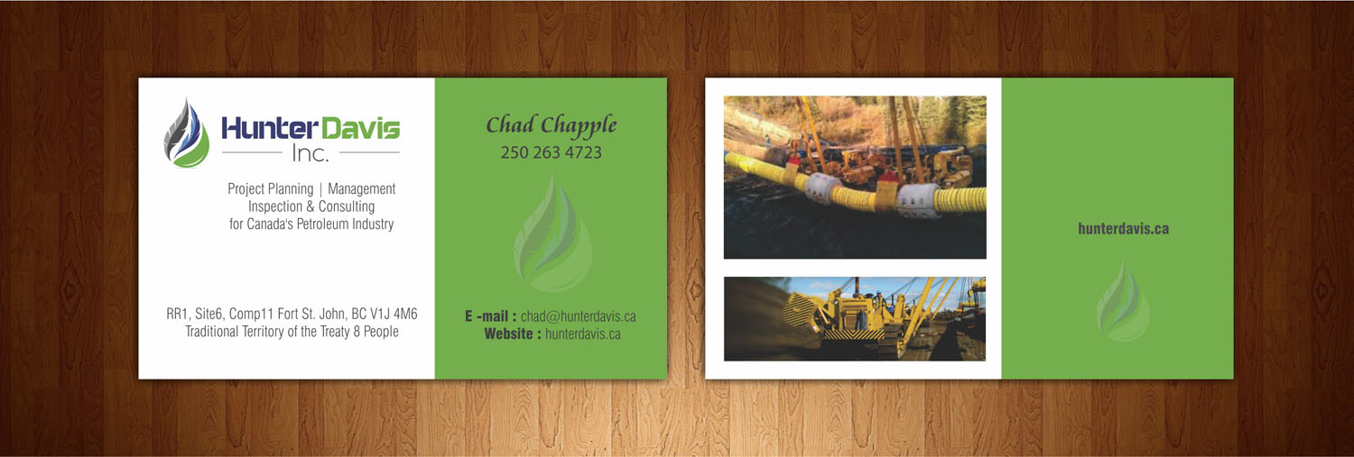 Business Card Design by kiyos creativities for HunterDavis Inc | Design #10378546