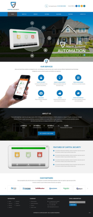 Web Design by pb for Capitol Security Systems Inc. | Design: #10411520