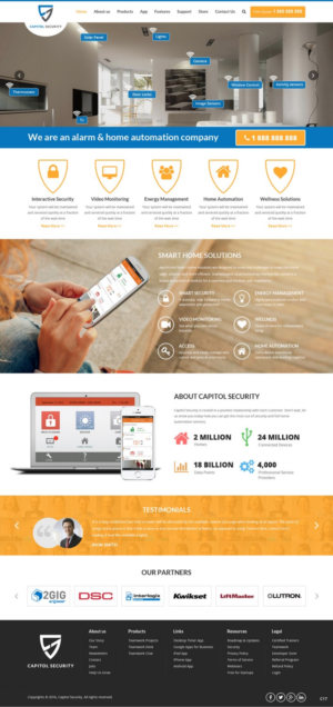 Web Design by pb for Capitol Security Systems Inc. | Design: #10411523