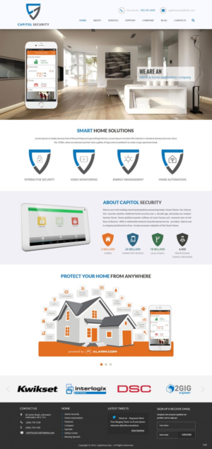 Web Design by pb for Capitol Security Systems Inc. | Design: #10413056
