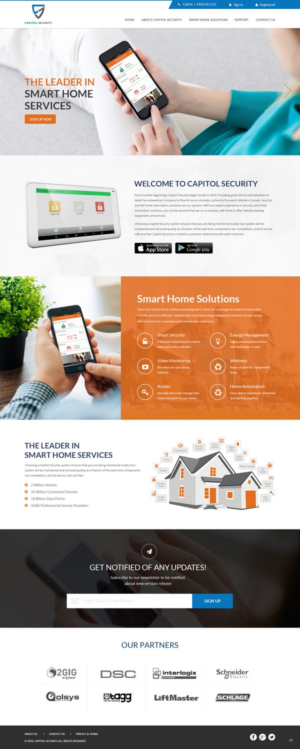 Web Design by pb for Capitol Security Systems Inc. | Design: #10413059