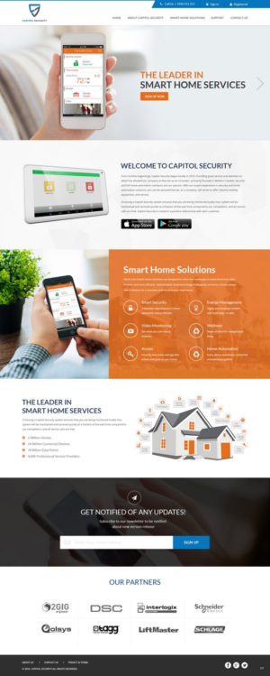 Web Design by pb for Capitol Security Systems Inc. | Design: #10413060