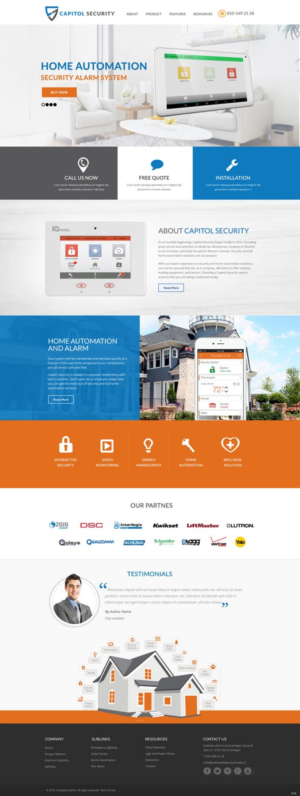 Web Design by pb for Capitol Security Systems Inc. | Design: #10422794