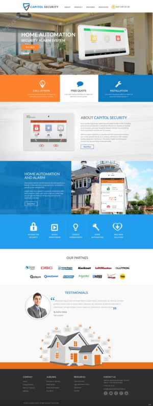 Web Design by pb for Capitol Security Systems Inc. | Design: #10422796
