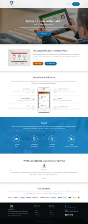 Web Design by pb for Capitol Security Systems Inc. | Design: #10435525