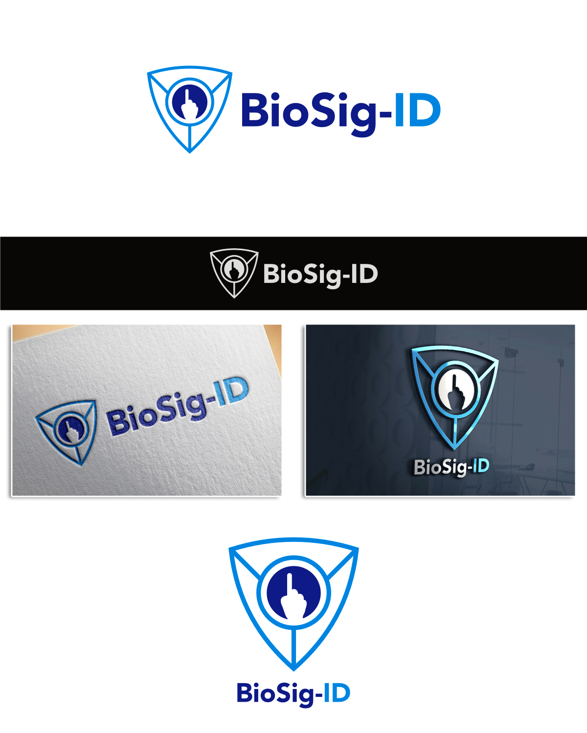 Logo-Design von SMG für Biometric Signature ID | Design #10407342