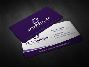Business Card/ Banner/ Logo/ Shirt design for (Switch total Health Club) already have a rough idea | Business Card Design by Atvento Graphics