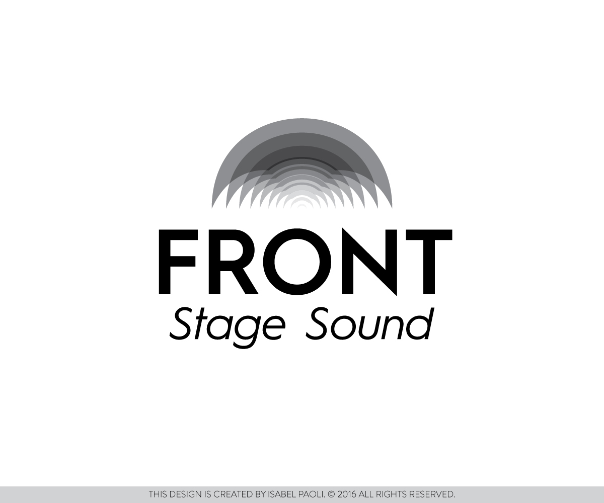 Logo Design by isabel.paoli for Front Stage Sound Inc. | Design #10395586