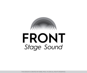 Logo Design by isabel.paoli for Front Stage Sound Inc. | Design: #10395586