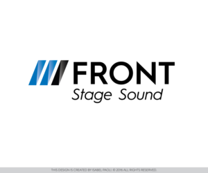 Logo Design by isabel.paoli for Front Stage Sound Inc. | Design: #10395587