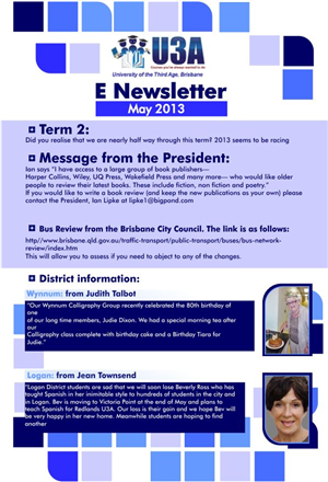 Newsletter Design by S A N T O C I E L O for this project | Design: #2230427
