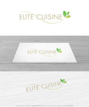 Diseño de Logo por Daniel Caso Design para Elite Cuisine | Diseño: #10401546
