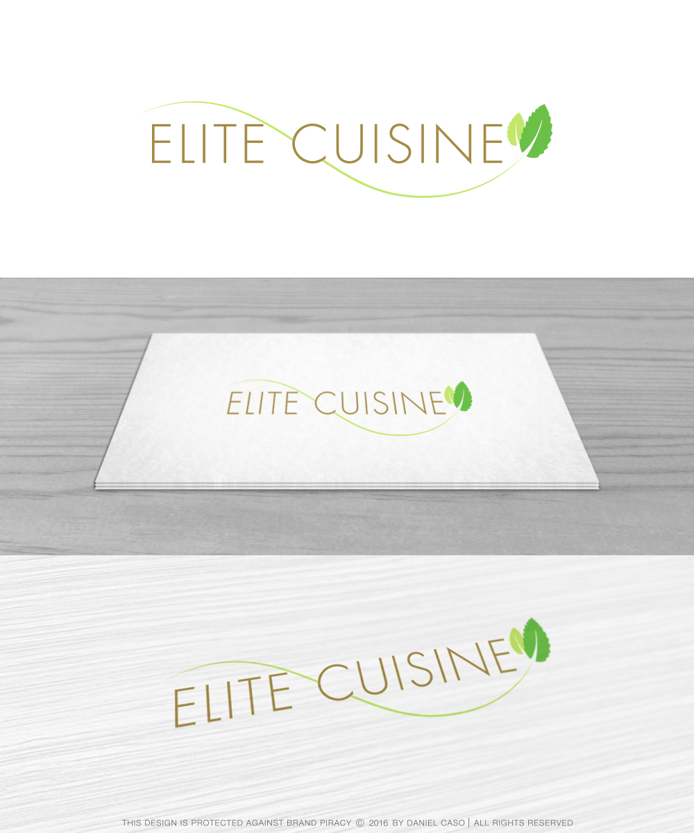 Diseño de Logo por Daniel Caso Design para Elite Cuisine | Diseño #10403986