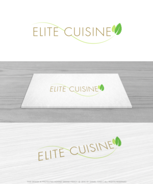 Diseño de Logo por Daniel Caso Design para Elite Cuisine | Diseño: #10403986