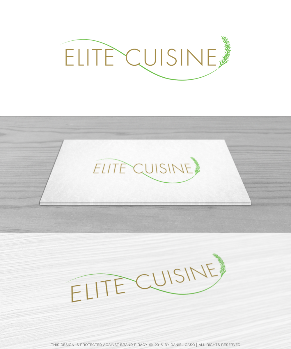 Diseño de Logo por Daniel Caso Design para Elite Cuisine | Diseño #10403987