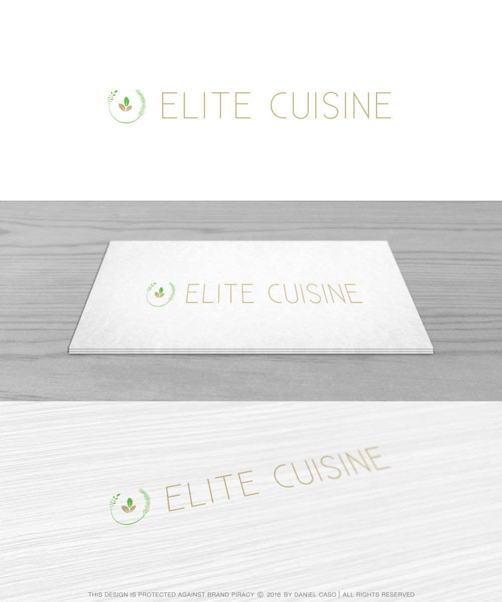 Diseño de Logo por Daniel Caso Design para Elite Cuisine | Diseño #10531749