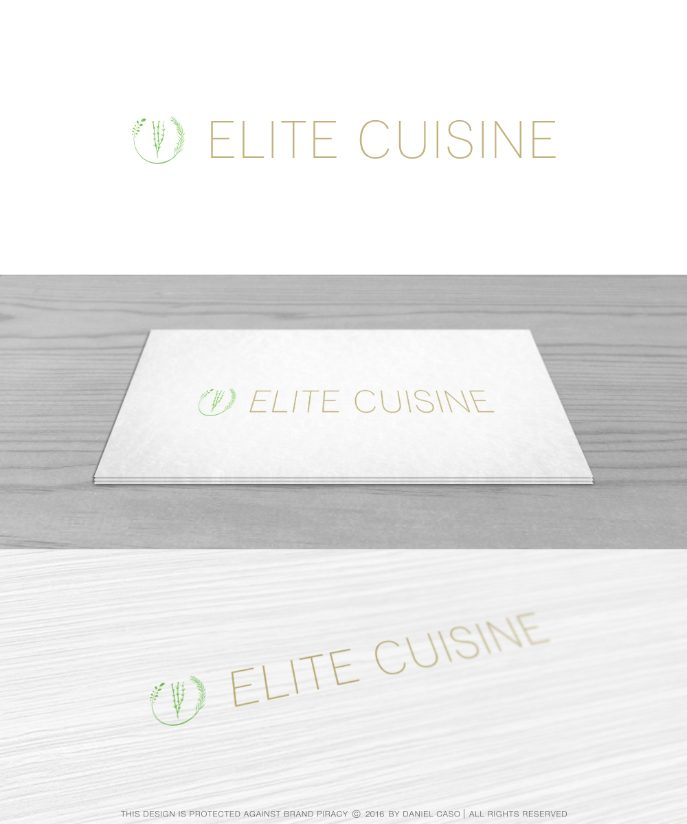 Diseño de Logo por Daniel Caso Design para Elite Cuisine | Diseño #10531750