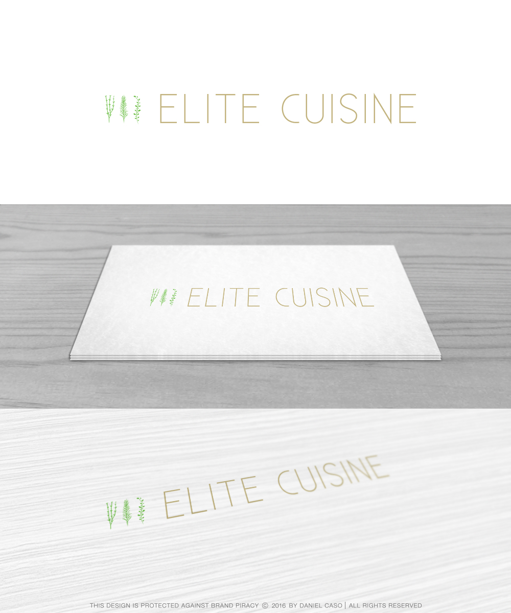 Diseño de Logo por Daniel Caso Design para Elite Cuisine | Diseño #10531751