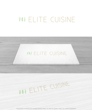 Diseño de Logo por Daniel Caso Design para Elite Cuisine | Diseño: #10531751