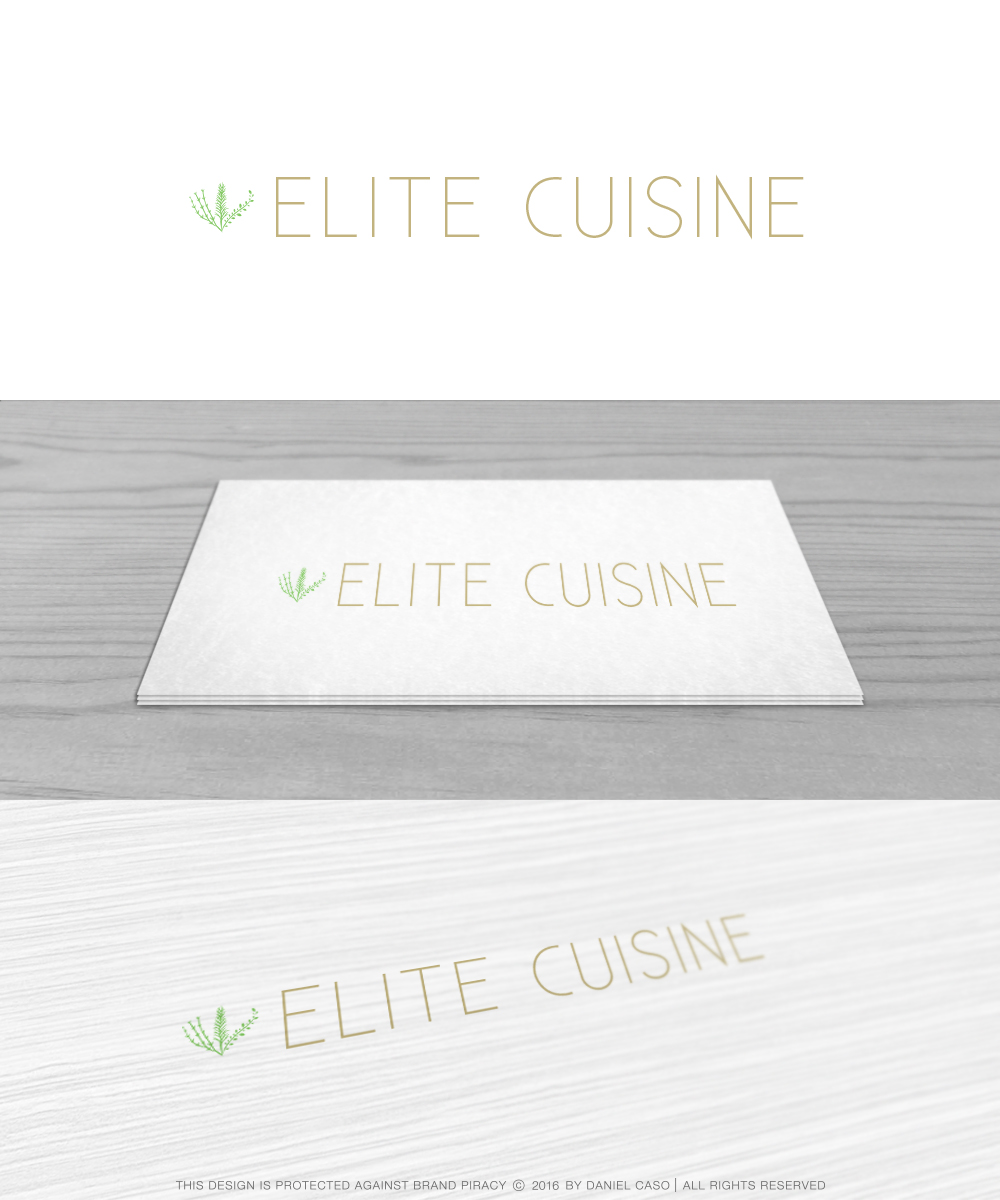 Diseño de Logo por Daniel Caso Design para Elite Cuisine | Diseño #10534169