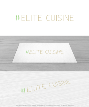 Diseño de Logo por Daniel Caso Design para Elite Cuisine | Diseño: #10543200