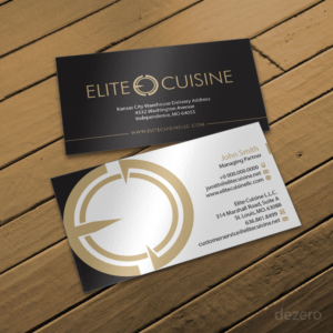 Diseño de Logo por Dezero para Elite Cuisine | Diseño: #10409394