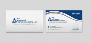 Business Card Design by INDIAN_Ashok for Total Advanced Communications, LLC | Design: #12662240