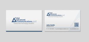 Business Card Design by INDIAN_Ashok for Total Advanced Communications, LLC | Design: #12662248