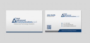 Business Card Design by INDIAN_Ashok for Total Advanced Communications, LLC | Design: #12662250