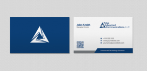 Business Card Design by INDIAN_Ashok for Total Advanced Communications, LLC | Design: #12662253