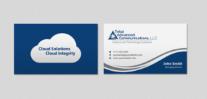 Business Card Design by INDIAN_Ashok for Total Advanced Communications, LLC | Design: #12662256