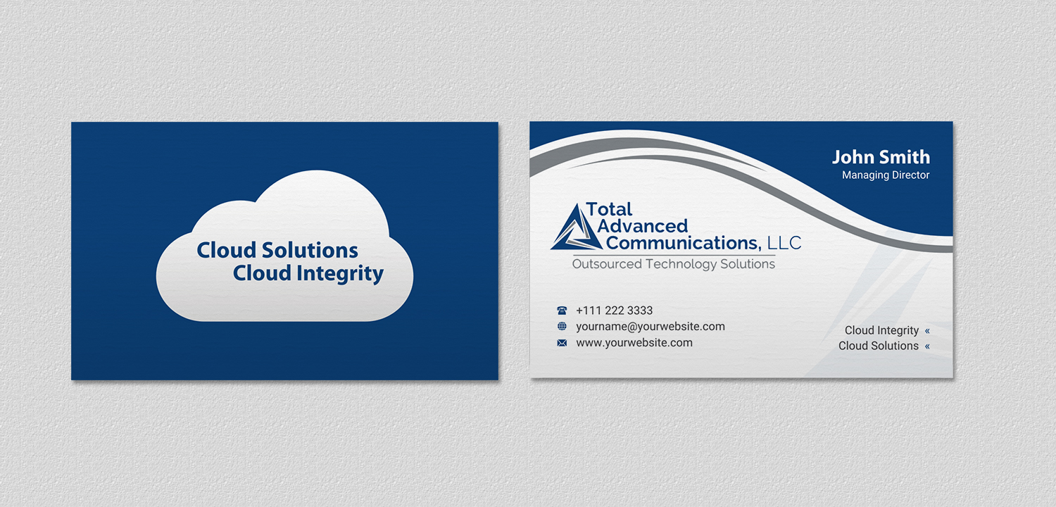 Design de Carte de Visite par INDIAN_Ashok pour Total Advanced Communications, LLC | Design #12662259