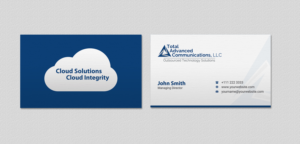 Business Card Design by INDIAN_Ashok for Total Advanced Communications, LLC | Design: #12662260