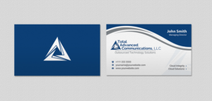 Business Card Design by INDIAN_Ashok for Total Advanced Communications, LLC | Design: #12662262