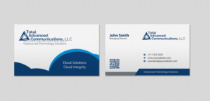 Business Card Design by INDIAN_Ashok for Total Advanced Communications, LLC | Design: #12662699
