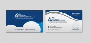 Business Card Design by INDIAN_Ashok for Total Advanced Communications, LLC | Design: #12662704