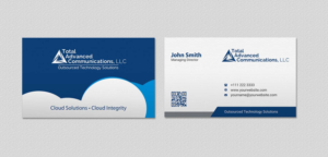 Business Card Design by INDIAN_Ashok for Total Advanced Communications, LLC | Design: #12662705