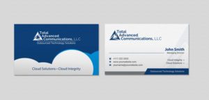 Business Card Design by INDIAN_Ashok for Total Advanced Communications, LLC | Design: #12662706