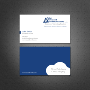 Business Card Design by Dezero for Total Advanced Communications, LLC | Design: #12750790