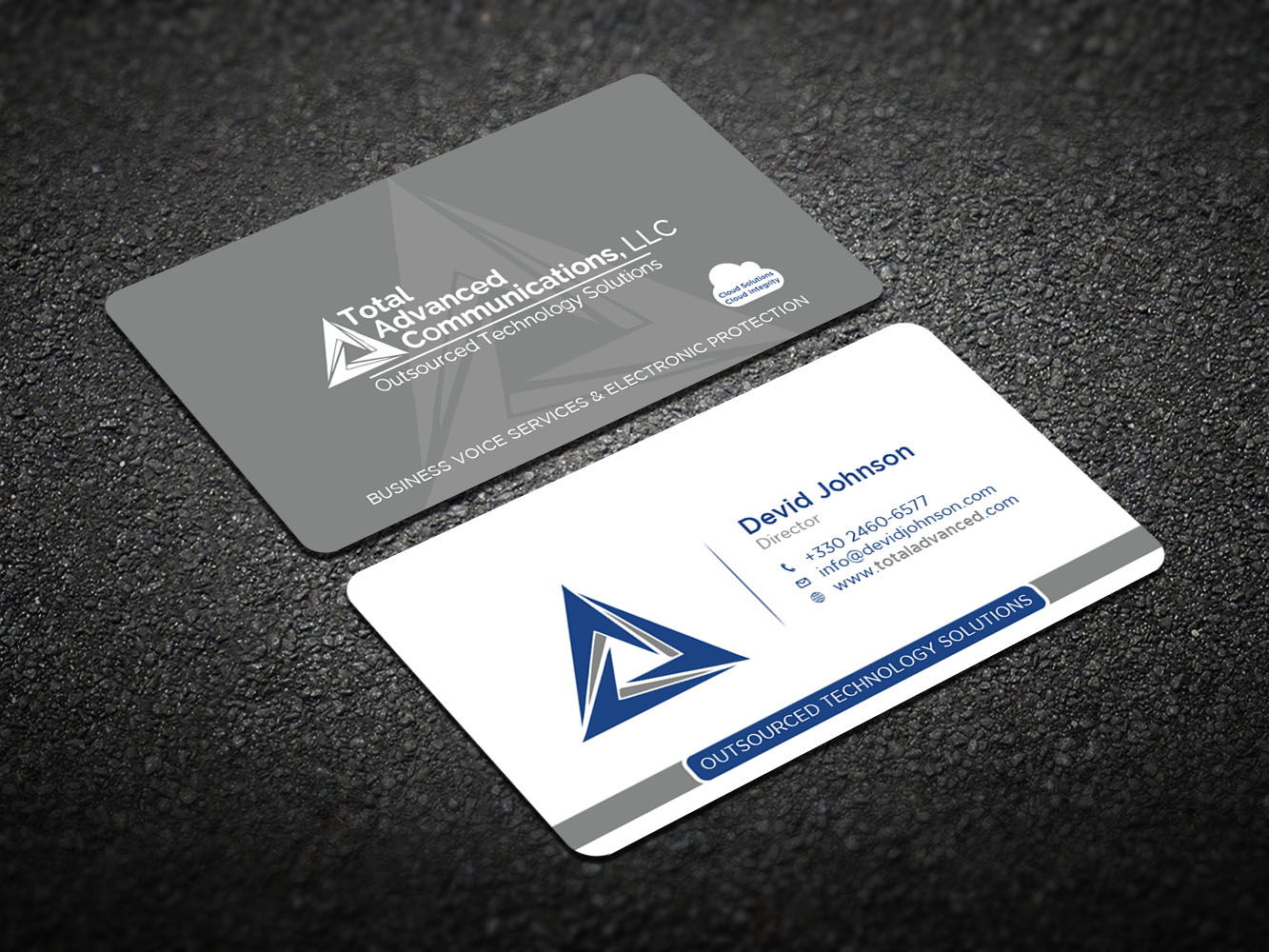 Business Card Design by Verified artistry for Total Advanced Communications, LLC | Design #12675320
